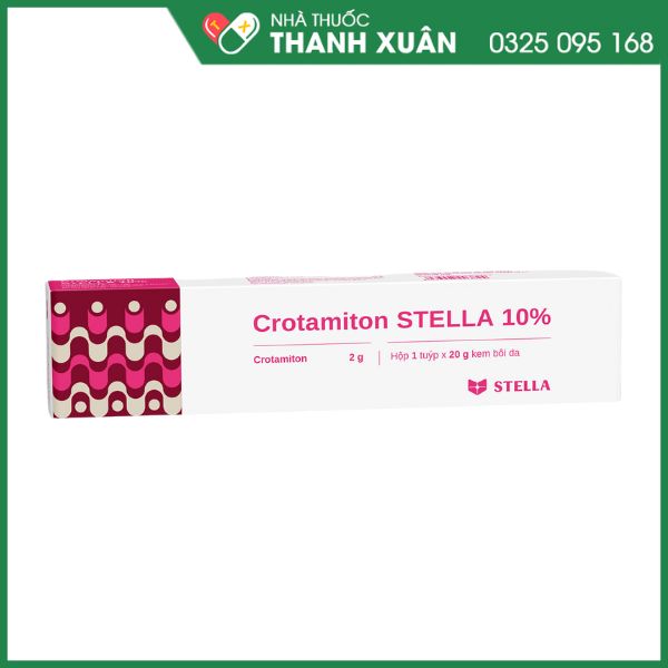 Crotamiton Stella 10% điều trị các triệu chứng ngứa
